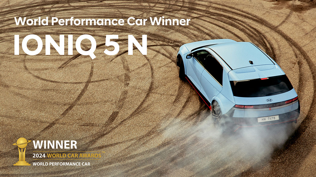 Hyundai IONIQ 5 N sacré «World Performance Car 2024»